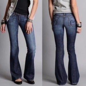 Citizens of Humanity Ingrid 002 Stretch Low Waist Flare Women Size 28